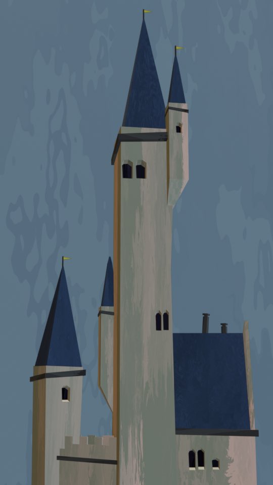 ToCuiMo's tweet image. Blender prac #blender3d #3D #castle #Blender