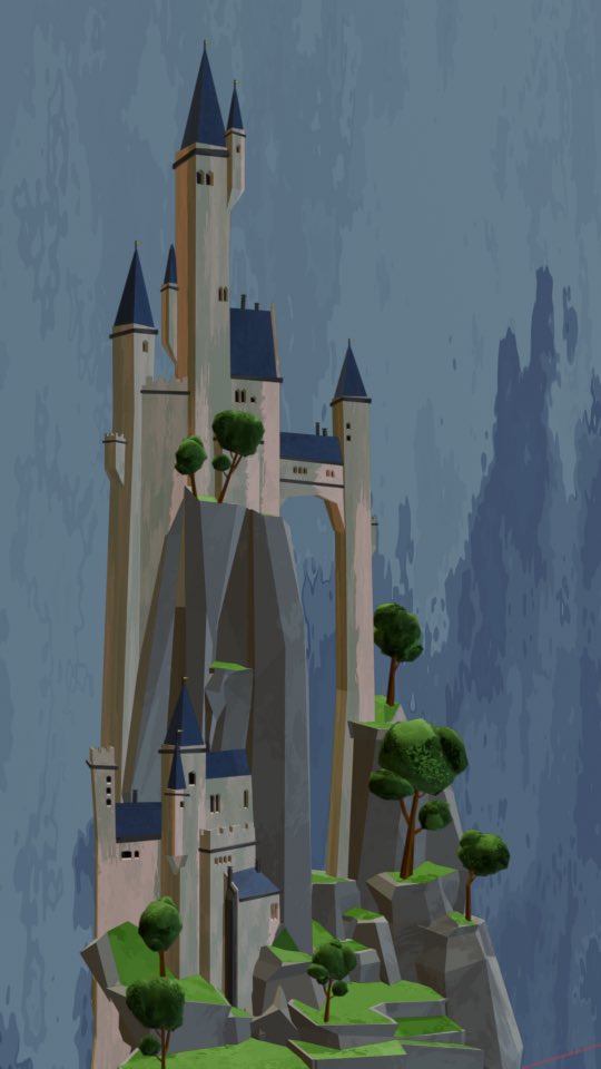 ToCuiMo's tweet image. Blender prac #blender3d #3D #castle #Blender