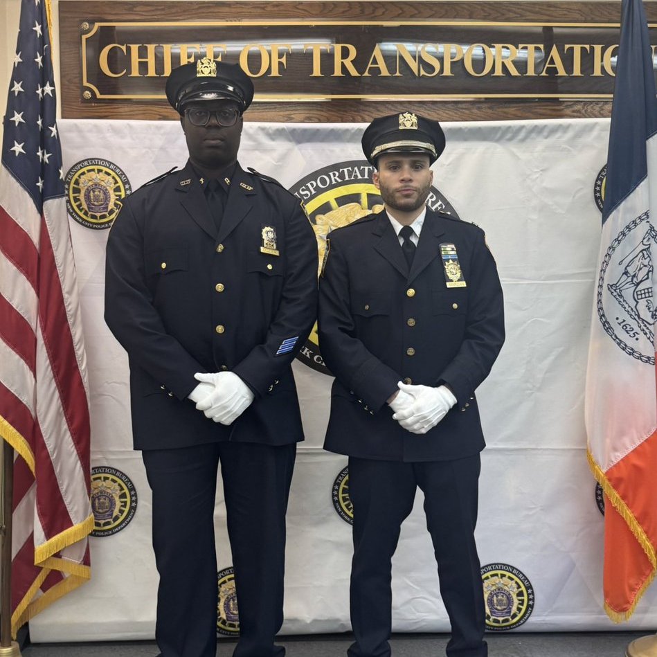 NYPDTransport's tweet photo. Congratulations to all of our members representing the Transportation Bureau on their well-deserved promotions.

Deputy Inspector Marzan
Detective Dozier
Section Commander Rahman
Section Commander Varlogin
Traffic Supervisor II Clark
Traffic Supervisor II Walker https://t.co/TER7Ke1fzj