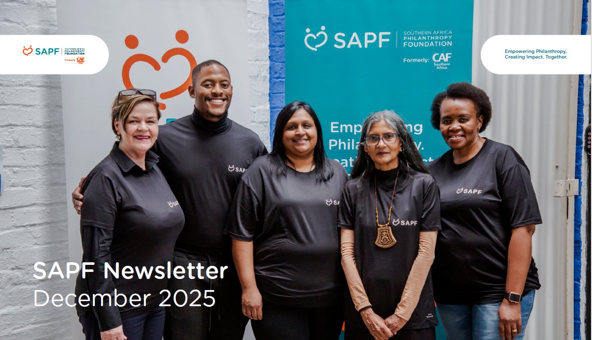 sa_pf_'s tweet photo. Our December Newsletter is out!
A moment of gratitude, reflection and hope - for our partners, communities and the people driving change across SA.
Read about our impact, global engagements and Breaking Bread in the City.
Read the full newsletter: https://t.co/Wz0AeV3Izl https://t.co/jy3wO0DO01