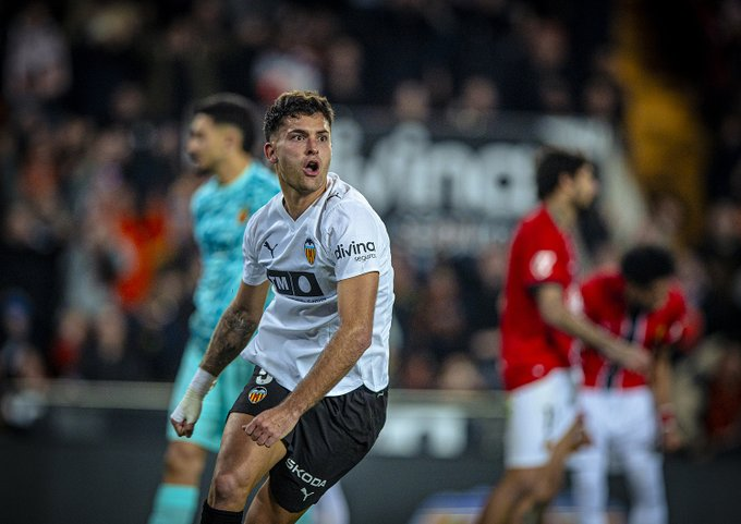 Hugo Duro celebrates his equaliser.