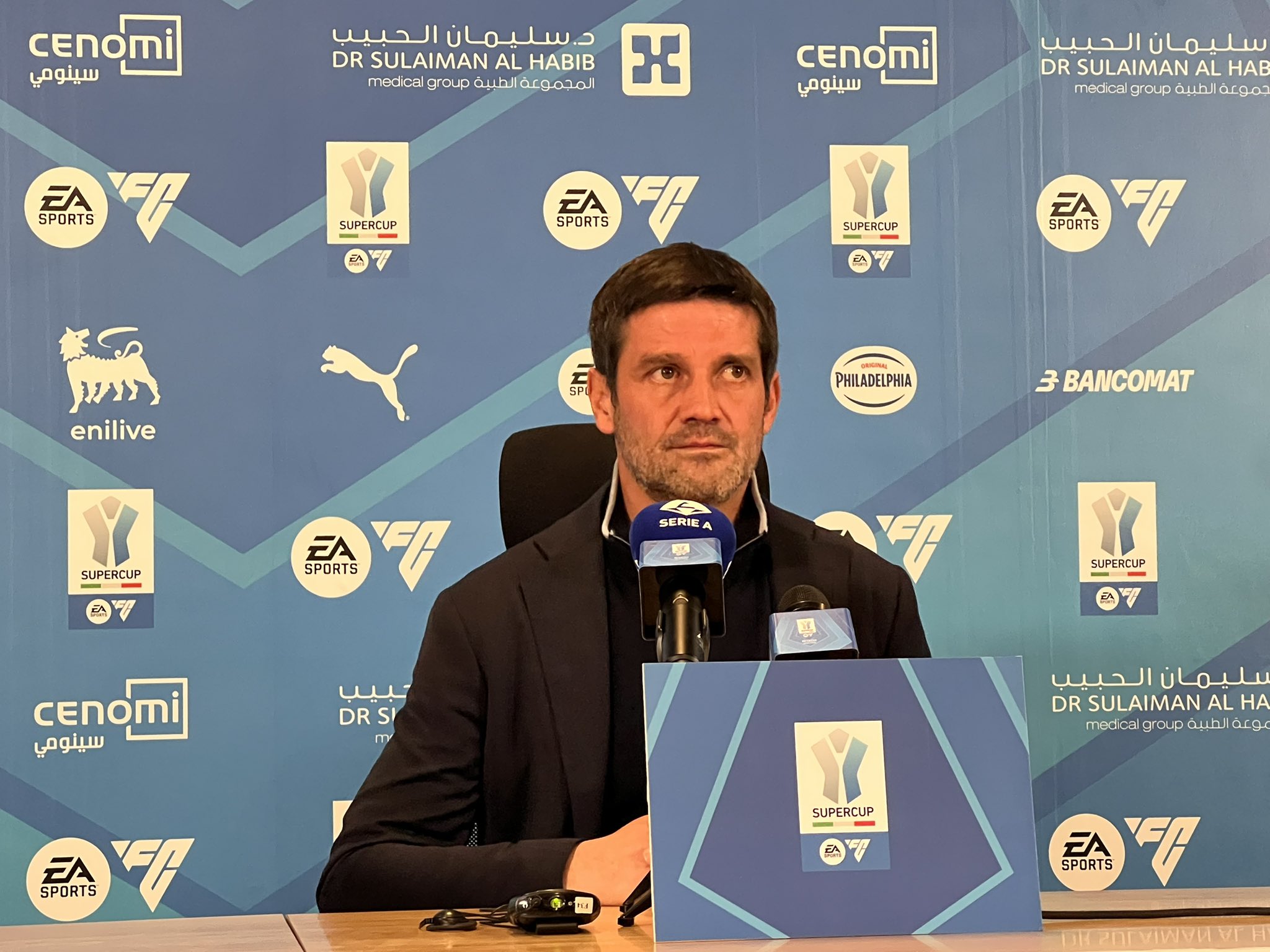 كريستيان كيفو مدرب فريق إنتر ميلان في المؤتمر الصحافي: -يكفي تمتع اللاعبين الذين أضاعوا ركلات الترجيح بالجرأة، وأحيي شجاعتهم بتقدمهم للتسديد، وفي النهاية هي ركلات حظ. #بولونيا_إنتر_ميلان 