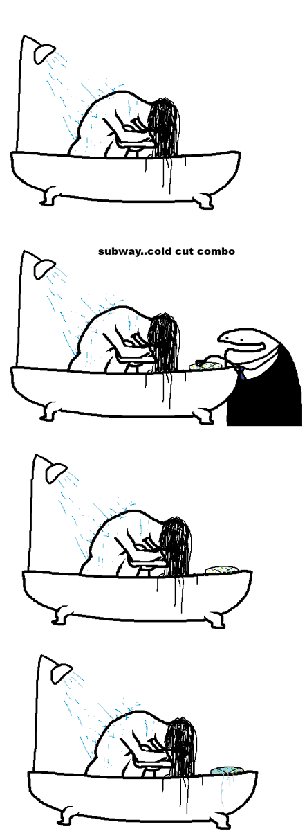 cami lost her job so we got her a sandwich