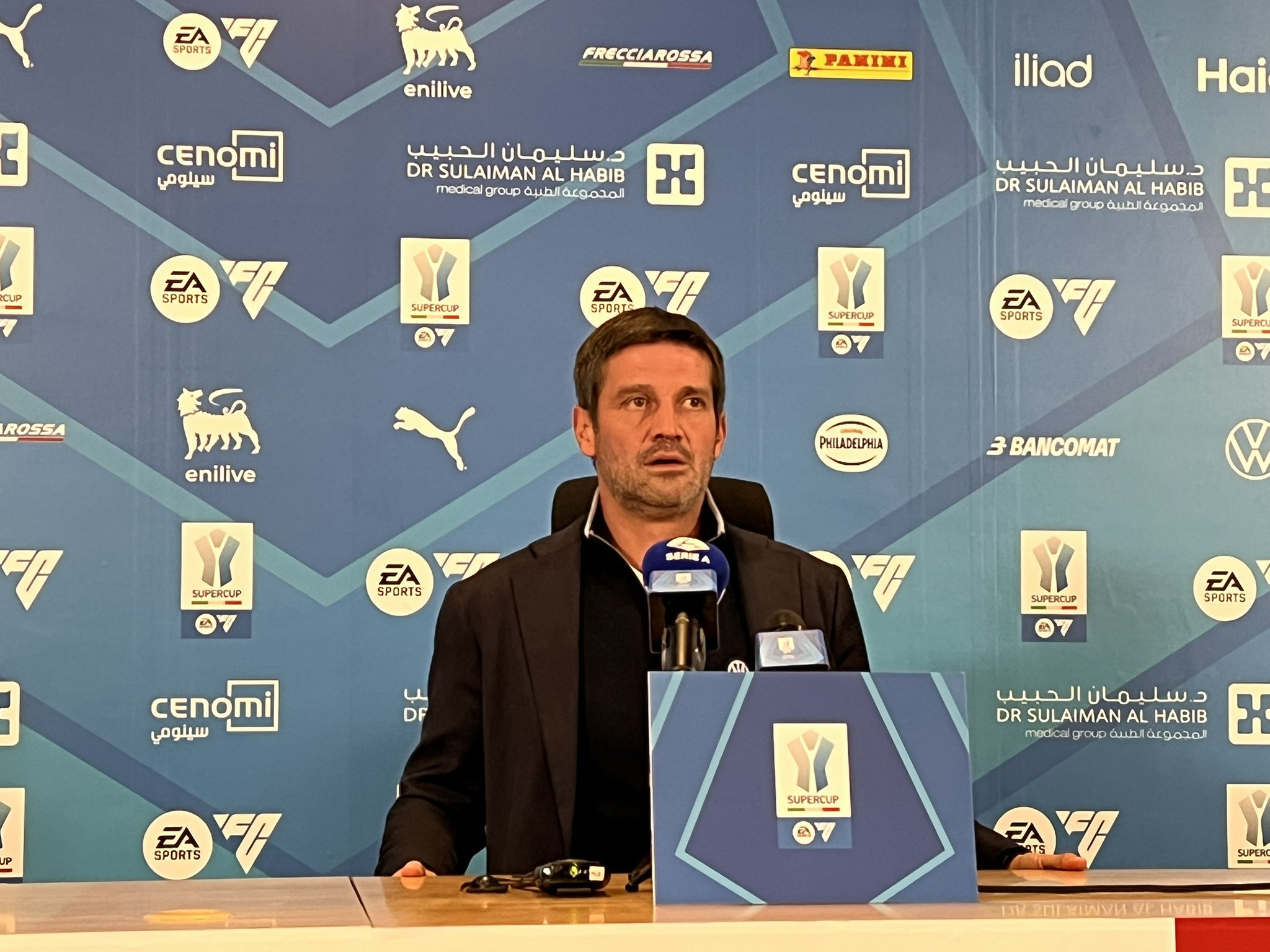 كريستيان كيفو مدرب فريق إنتر ميلان في المؤتمر الصحافي: -بعد أن عادل بولونيا النتيجة حاولنا جاهدين استعادة تقدمنا، وسيطرنا على مجريات المباراة، لكن للأسف لم ننجح بالتسجيل. #بولونيا_إنتر_ميلان 