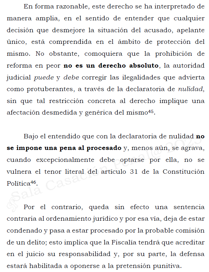 loviedoH's tweet photo. Corte S. Rad. 63784/25. 

SI se puede decretar nulidad desde la imputación a pesar de ser "apelante único" cuando los hechos no encajan en la calificación jurídica. 4 salvamentos de votos dicen que NO, es desconocer garantías al procesado. Control a la F. de Imputación.

"En https://t.co/0bu2jOmJmn