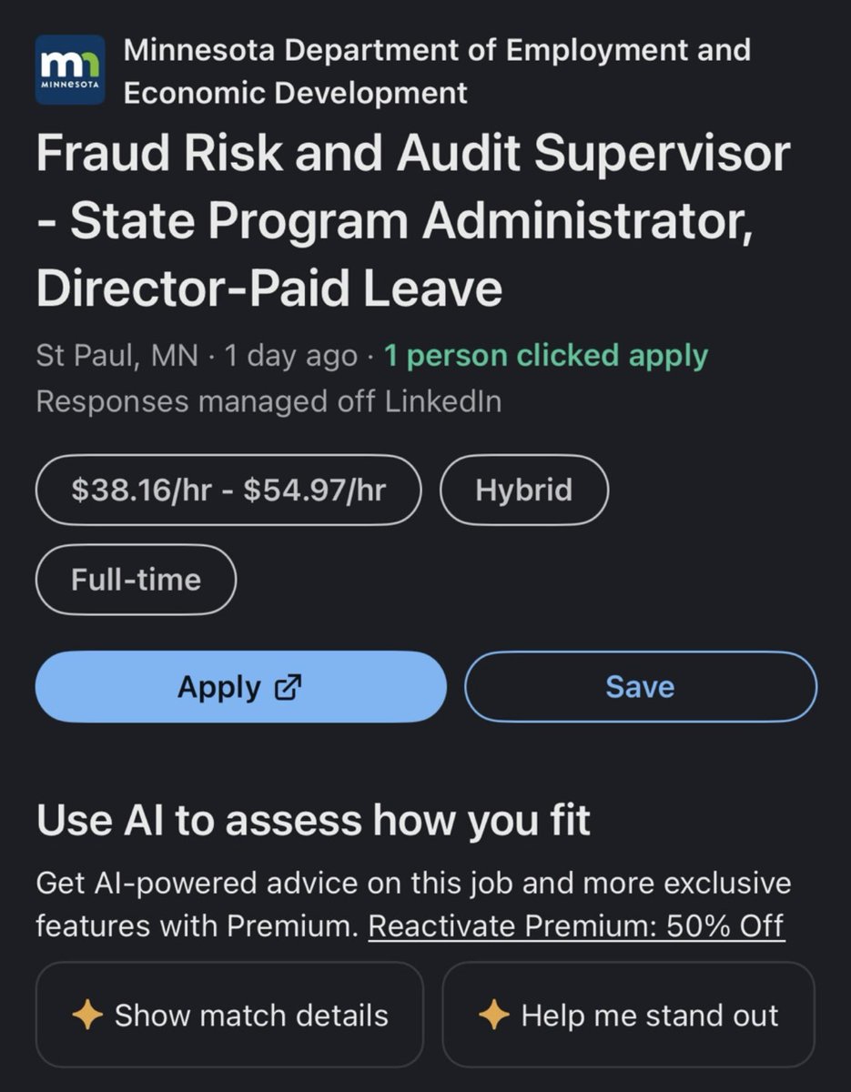 lizcollin's tweet image. NEW: The state of Minnesota now hiring