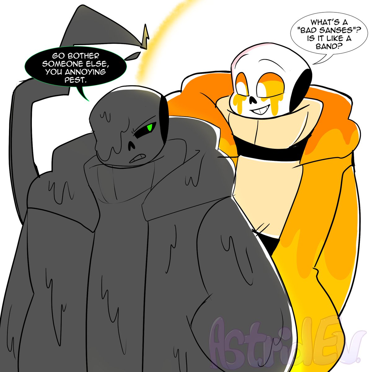 they silly 
#nightmaresans #honeysans #underhoneysans #utau