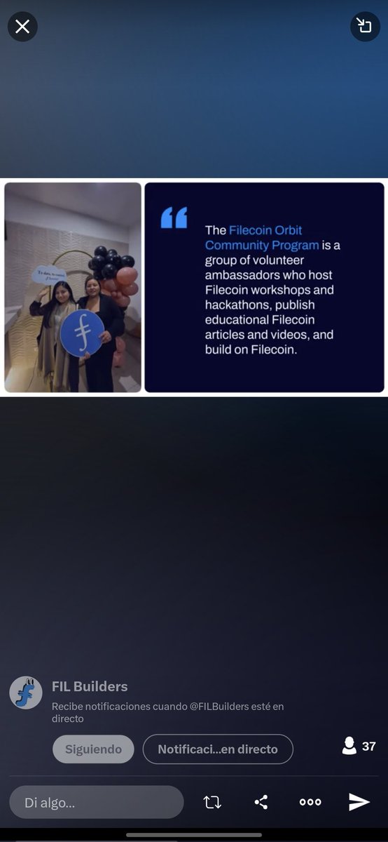 Filecoin Orbit Latam tweet media