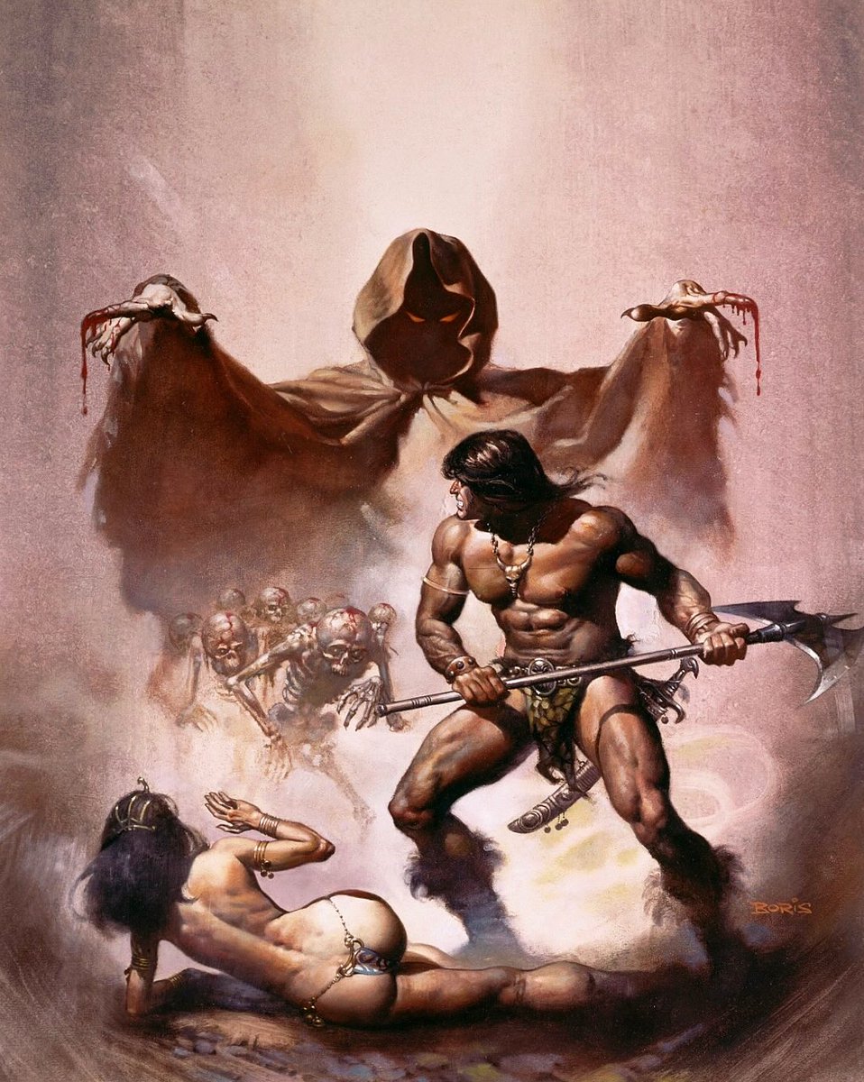 cimerians's tweet photo. SSOC cover 'The Haunters of Castle Crimson' by Boris Vallejo (1976)
#CONAN #comicart https://t.co/HeTFtErzo2