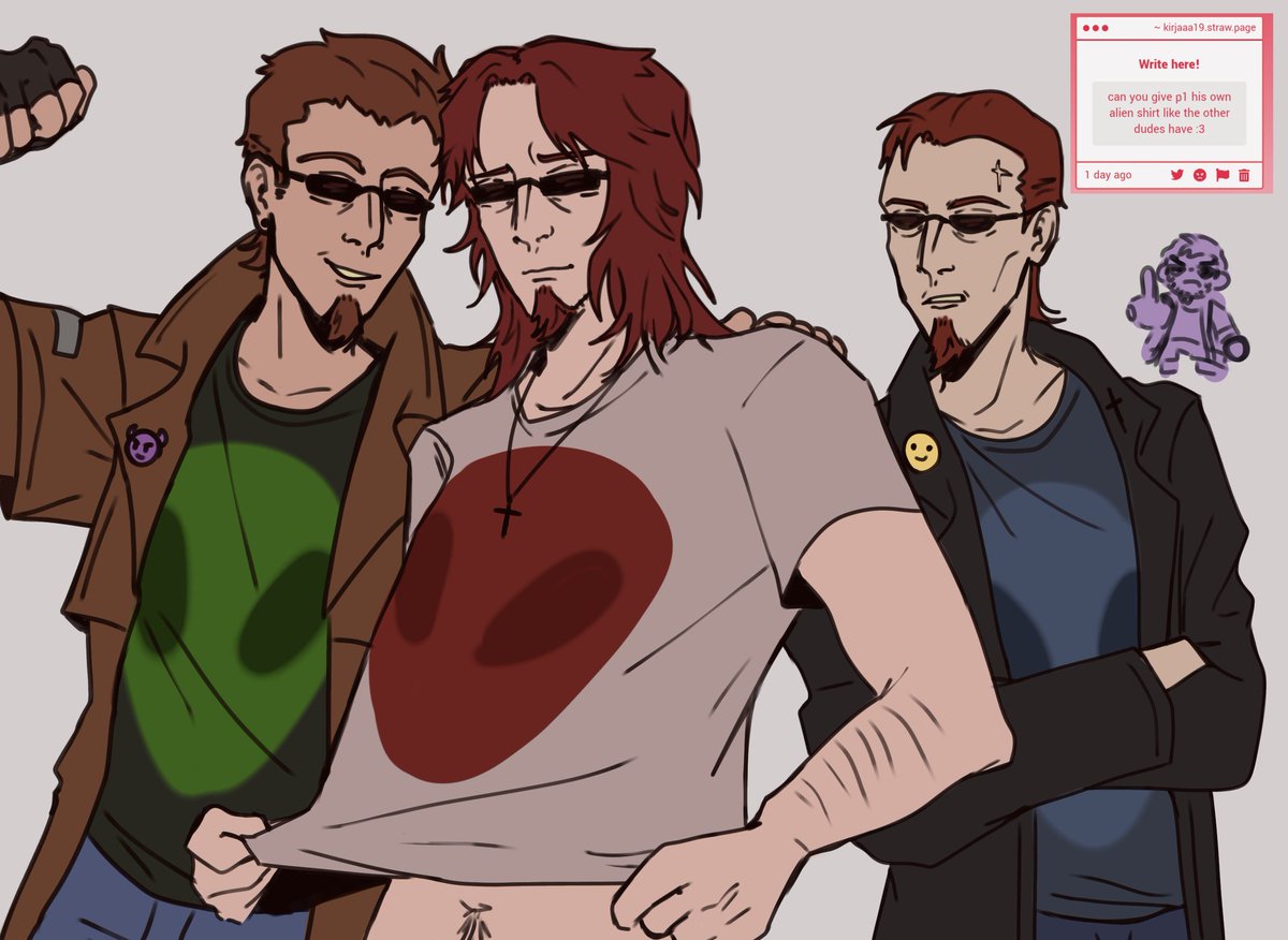 I liked this request sm that I drew it out of turn, sorry! 

#postal