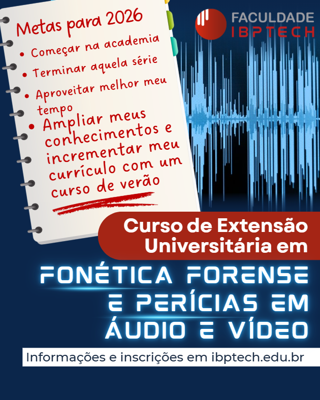IbptechEduca's tweet photo. O curso de extensão universitária em Fonética Forense e Perícias em Áudio e Vídeo da Faculdade IBPTECH aborda a análise de evidências digitais, identificação de falantes e verificação de autenticidade, entre outros temas.
 
O curso conta com:

• Metodologia prática e atualizada.
• Professores atuantes na área.
• Acesso à Biblioteca Virtual.
• Práticas remotas.
• Foco nas demandas reais do mercado jurídico e investigativo.
• Certificação por uma instituição especializada em tecnologia.

Informações e inscrições em: https://t.co/BpBQlkuOES

#FoneticaForense #PericiaDigital #IBPTECH #DireitoDigital #Investigação #AudioEVideo