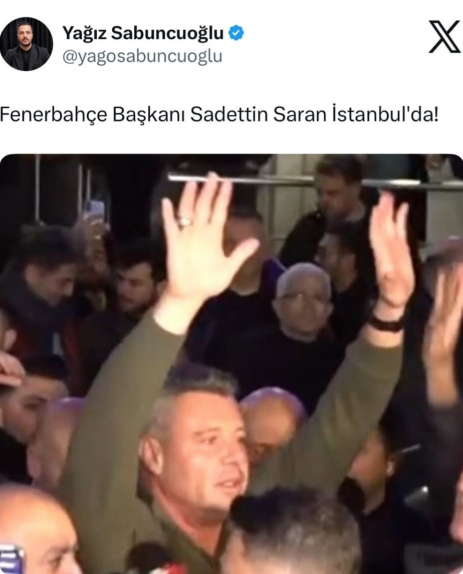 Fenerbahçe Başkanı veya başkanları öyle sizin zannettiğiniz gibi kaçmaz tarifeli uçak beklemez ilk fırsatta ülkesine gelir . Siz kendizinde taraftarı olduğunuz takımın başkanlarının ve avanesinin kaçtığı ve dçnmeyeceği günü bekleyin <a href="/merve_tokaz/">Merve tokaz</a> .
