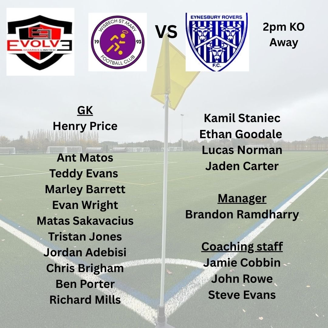 💜 league game tomorrow away at <a href="/EynesburyRes_/">Eynesbury Reserves</a> , 2pm kick off 💜