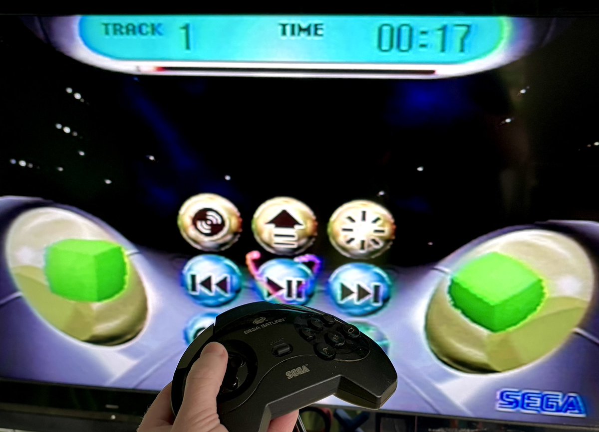 Probably the coolest game system menu screen of all time.
#SegaSaturn