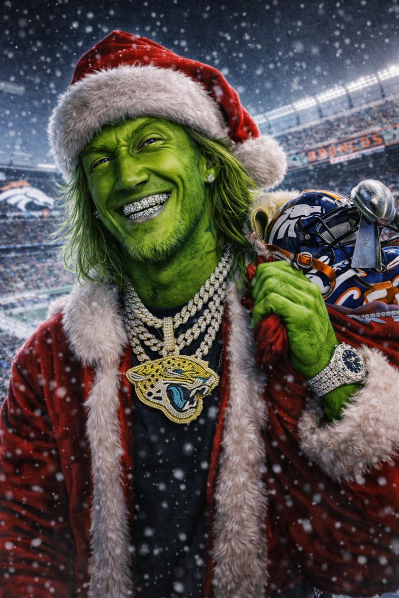 Willie “The Grinch” Lawrence coming to wreck Christmas in Mile High! You’ve been warned!  #jaguars #BroncosCountry
