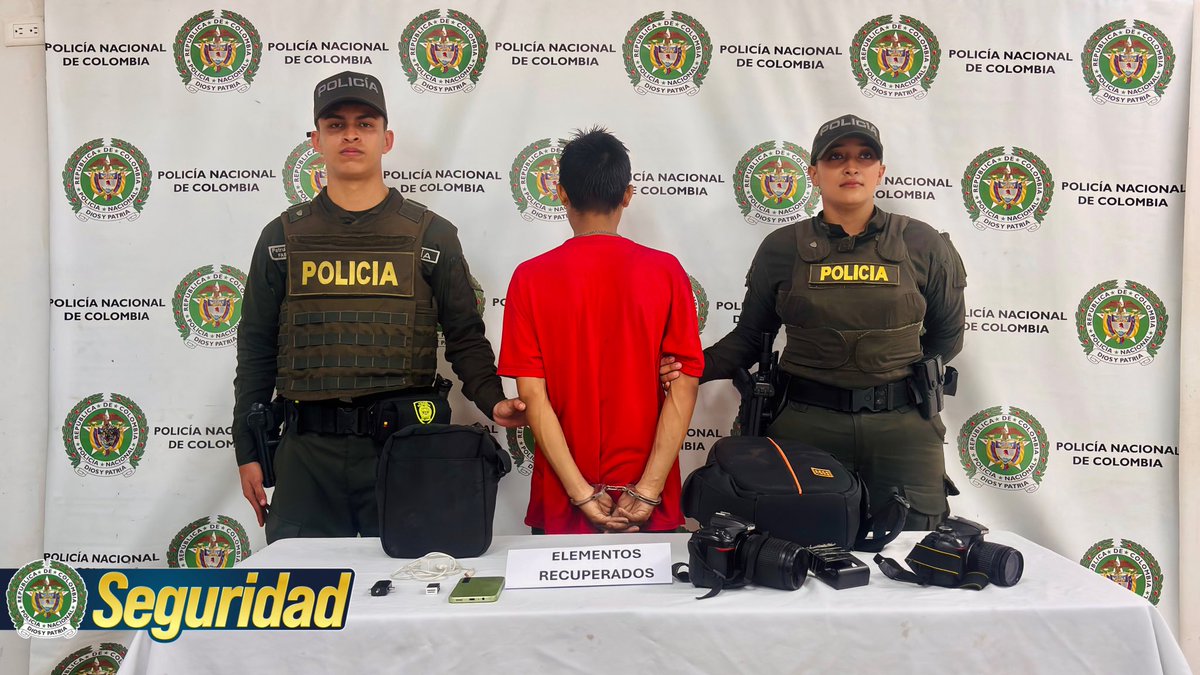 Unidades de la Seccional de Investigación Criminal, realizaron la recuperación de varios elementos, avaluados en aproximadamente 8 millones de pesos, y la captura de una persona por el delito de violencia contra servidor público.
#SeguridadDignidadYDemocracia