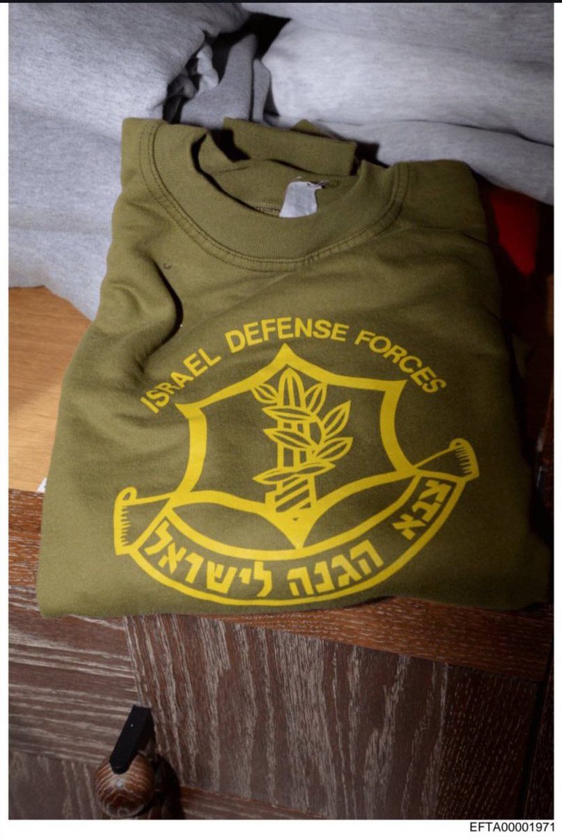 An IDF sweatshirt was found in the closet of Jeffrey Epstein, per the newly released Epstein files. 

Follow: <a href="/AFpost/">AF Post</a>