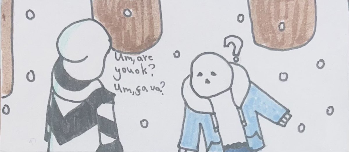 nellestiadraw's tweet photo. Hi!Today is the first meeting between the protagonist and one of the most crucial characters. Just to say: Mix!Sans isn't central to the story but he's still very important and the ending will explain everything.Hope you love their first meeting💜 #undertale #undertaleAU #Mixtale https://t.co/hVmybs3Ysb