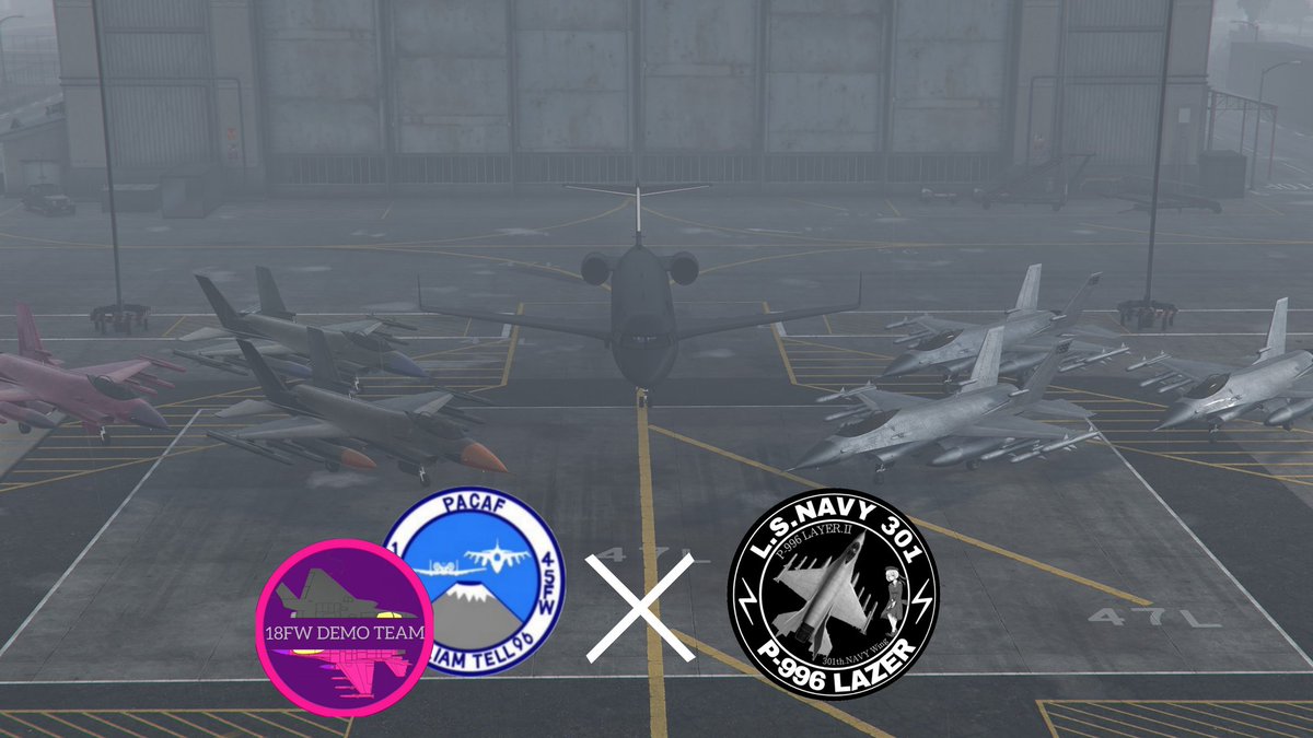 LS_NAVY_301's tweet photo. L.S. NAVY 第301空母航空団は第5回航空祭を実施致しました

第301空母航空団隷下部隊を始めアメリカ空軍 第18航空団(@19FWgta)、アメリカ空軍第18航空団隷下 デモチーム飛行隊(@18FWDEMOTEAM)等が参加し飛行を行いました。

#GTAOnline #GTAオンライン #GTA5 https://t.co/pd1FU073GA