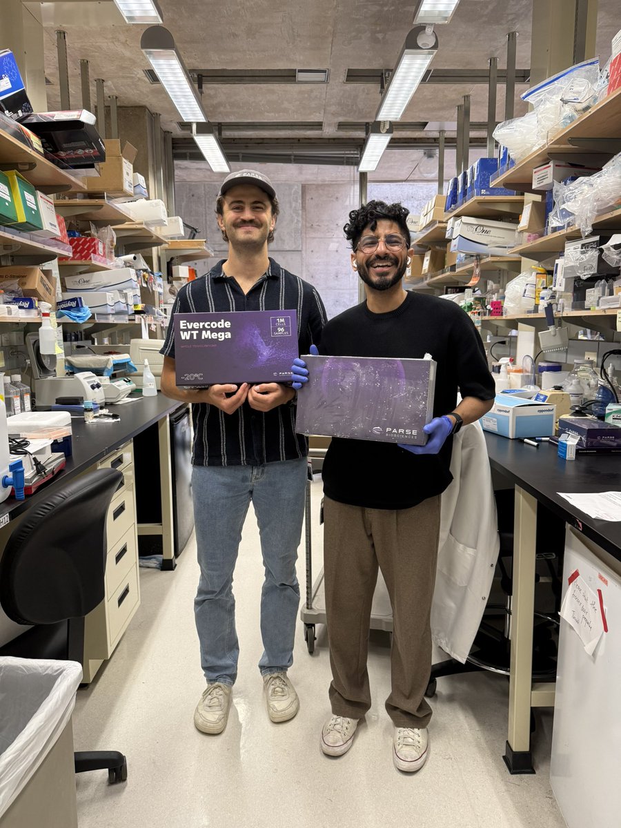 AdamRochussen's tweet photo. Panda lab postdocs 🤝 @ParseBio https://t.co/XTwuI8Xgus
