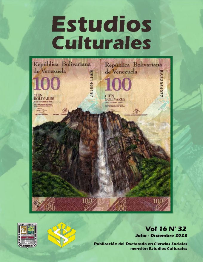 Revista Estudios Culturales Volumen 16. Número 32. Julio- Diciembre 2023 del Doctorado de Ciencias Sociales de  @fcs_uc @UCaraboboen el portal de Revistas <a href="/RedBiblioUC/">Red Bibliotecas UC</a> servicio.bc.uc.edu.ve