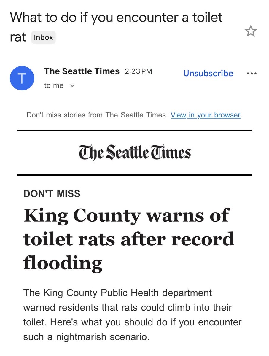 Thanks to the <a href="/seattletimes/">The Seattle Times</a> I now have a new fear I didn’t know I could experience outside of Australia.