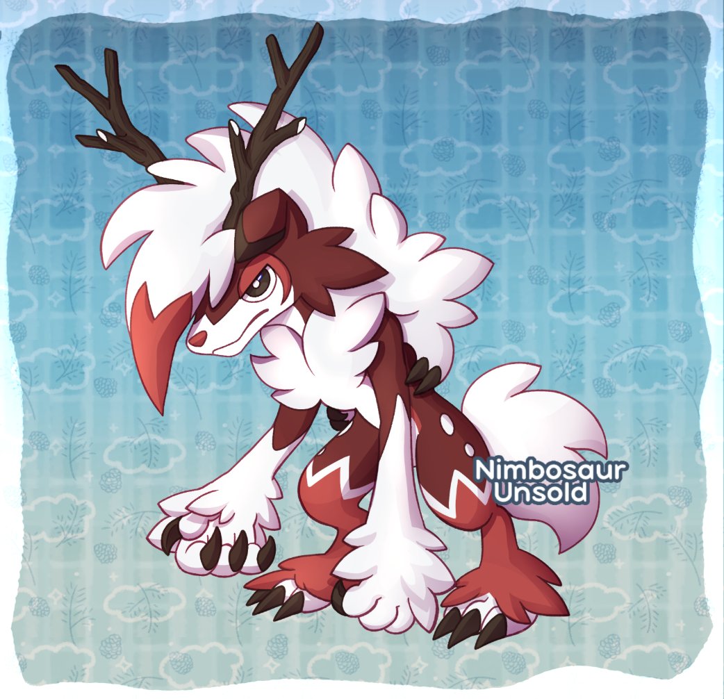 Lycanroc sawsbuck fusions 💖 you know the drill