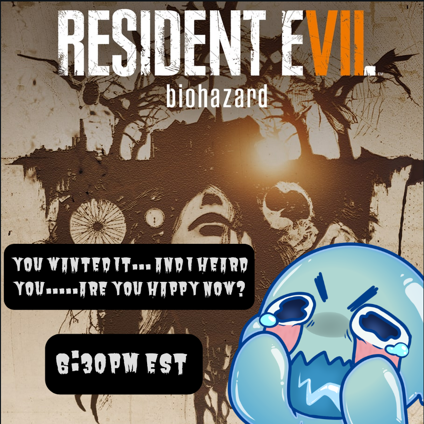 CrownedXWalker's tweet photo. SAY IT WITH ME NOW !!!! I HATE IT HERE!
#SUPERWEINEEHUTJR #TWITCH #RE7 #Crybaby #envtuber #streamas #screaming https://t.co/BypmvAule1