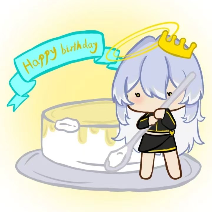 BaiDi5571's tweet image. #rhythmicrevolution 
Today's birthday, make a small congratulatory picture