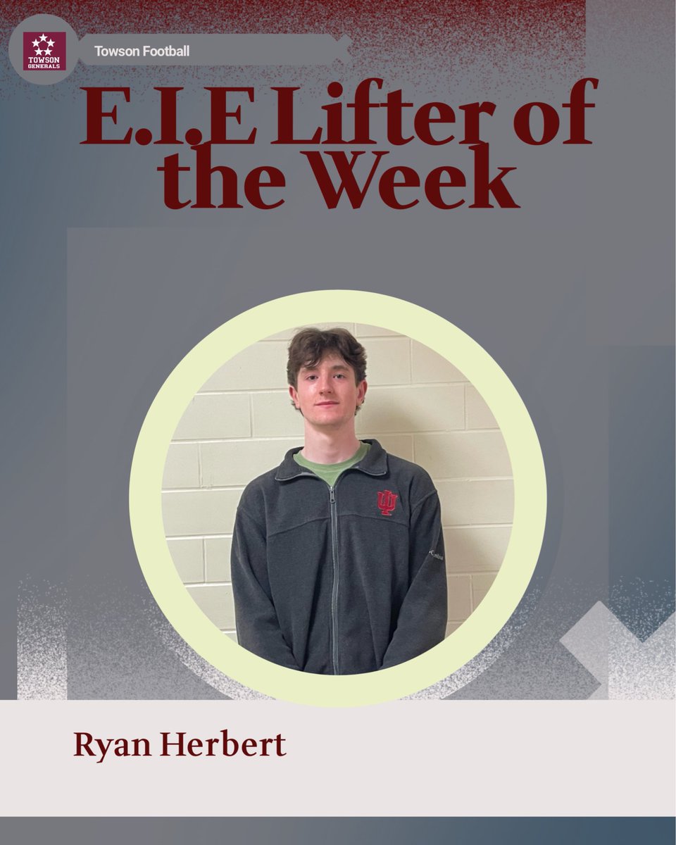 towsonhsfb's tweet image. Our Everything Is Earned lifters of the week:

-Elvis Shouldice
-Ryan Herbert

E.I.E