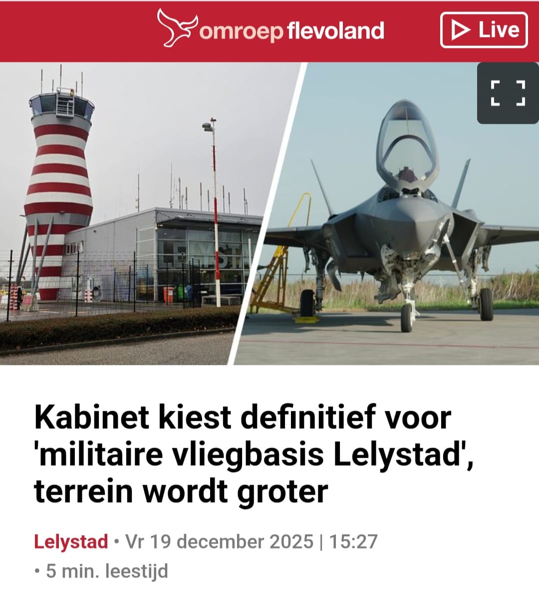 Definitieve besluiten van defensie met verstrekkende gevolgen voor diverse bedrijven/woningen die moeten verdwijnen of de gevolgen dagelijks zullen ondervinden. Als BBB zullen we blijven herhalen dat er iig ruimhartig gecompenseerd moet worden.