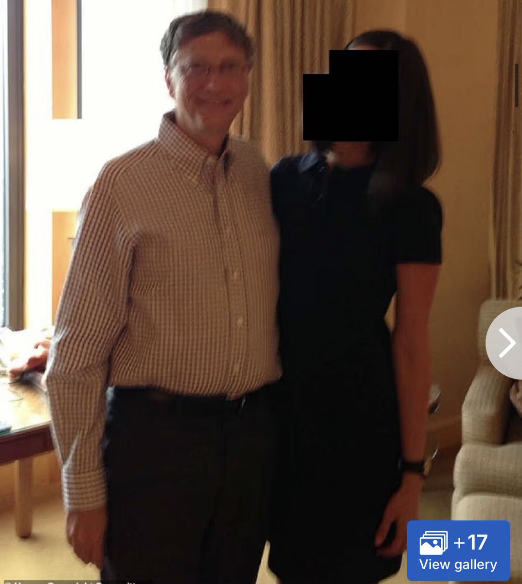 PNWConservative's tweet image. So the DOJ said they will only blur out the faces of MINORS and/or victims.

Not looking good for @BillGates
