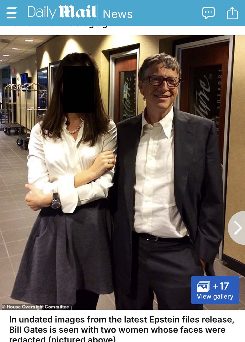 PNWConservative's tweet image. So the DOJ said they will only blur out the faces of MINORS and/or victims.

Not looking good for @BillGates