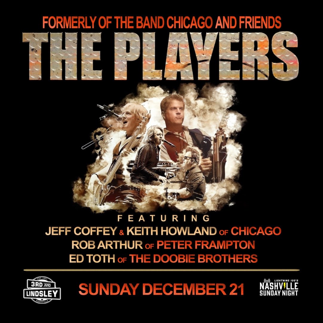 rickspringfield's tweet image. This is my buddy Keith Howland‘s band. Keith is a former member of the Rick Springfield band and Chicago and a great great player and a fabulous guy. Go see the show on Dec 21 in Nashville if you’re local…you won’t regret it!
Xo
Rick
3rdandlindsley.com/tm-event/forme…