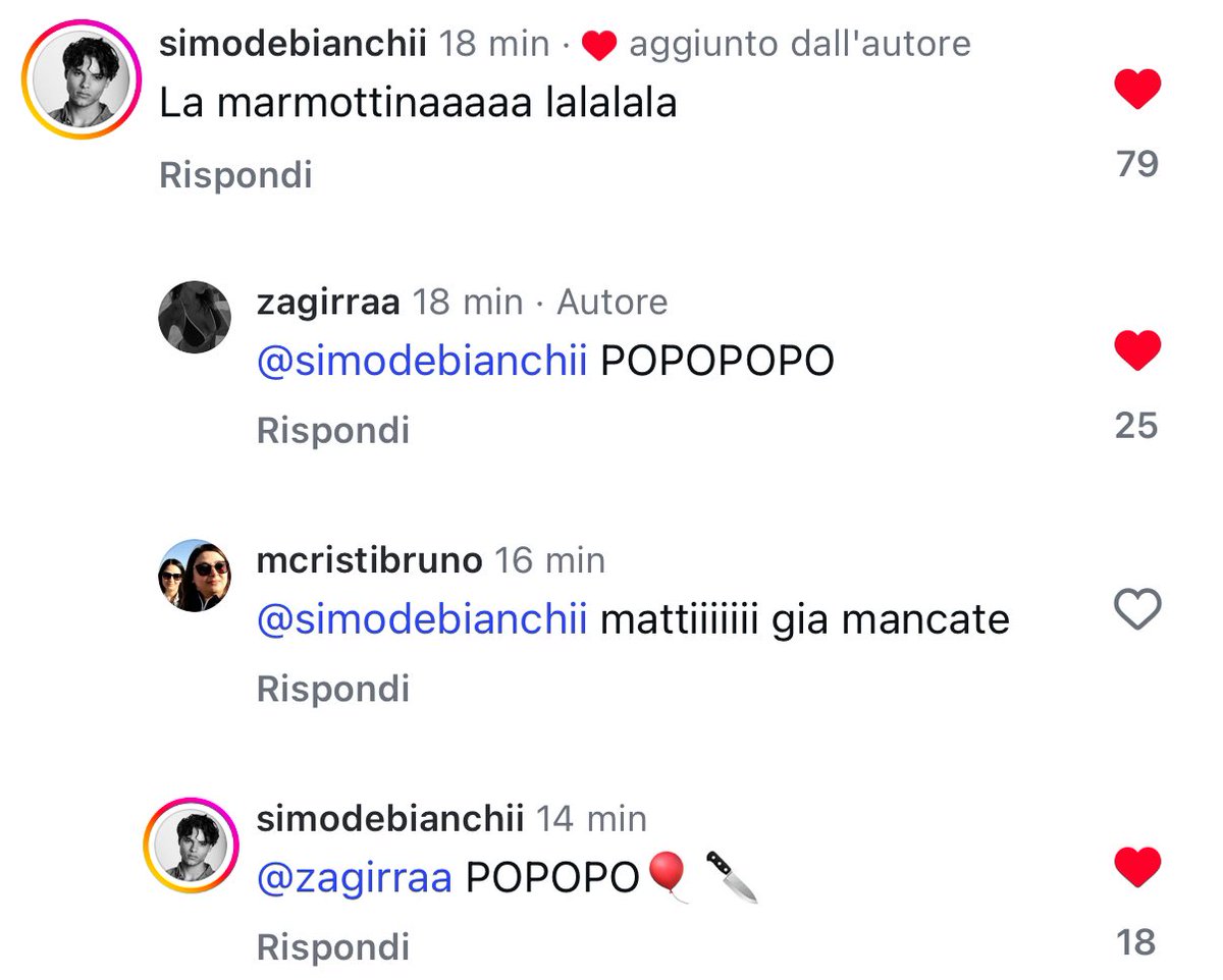sto male 🎈 🔪  #grandefratello