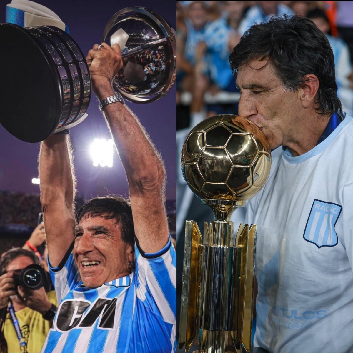 Gustavo Costas selló su continuidad con #Racing y seguirá siendo el técnico de La Academia por los próximos 3 años! Todos juntos otra vez!🤍🩵