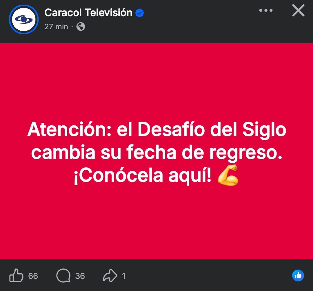 rocamanX's tweet image. #TV • En Caracol todo estaba listo para retomar #DesafioDelSiglo XXI el martes 13/1, pero cuando llegó el anuncio de RCN que #LCDLF3 debuta el lunes 12, en Caracol hubo cambio. Ningún canal quiere ceder terreno, ¿Habrá sorpresa con los resultados de rating?
#estrenos #colombia