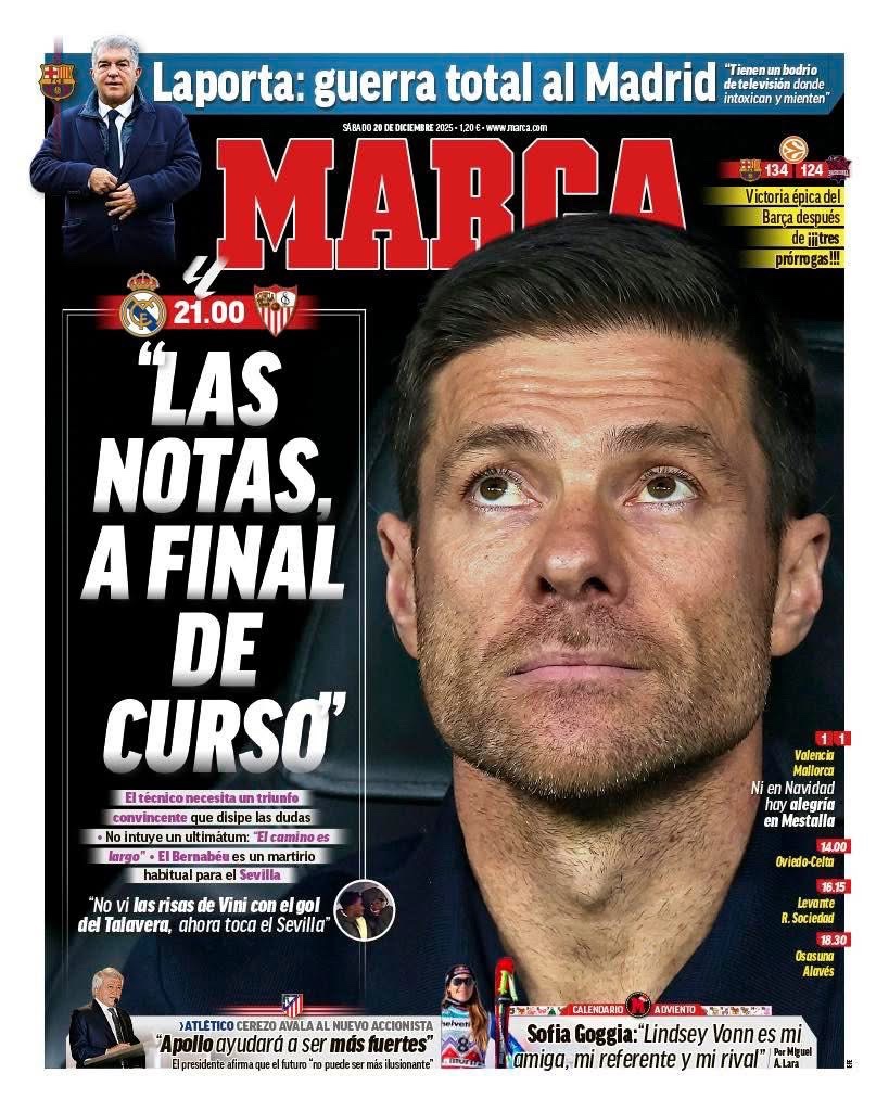 غلاف صحيفة MARCA | تشابي ألونسو يحتاج إلى انتصار حاسم: "لا أنوي الاستقالة.. الطريق طويل".. حتى الآن، الفريق الوحيد الذي لم يسجل عليه مبابي في الليغا هو ريال مايوركا 