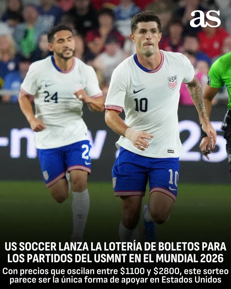 US_diarioas's tweet image. ⌛️A menos de seis meses del Mundial, los boletos para ver al @USMNT se han convertido en un lujo. Los precios alcanzan hasta $2800⚽️💸

📰Más detalles: acortar.link/undo89

#USMNT | #USSoccer | #Mundial2026