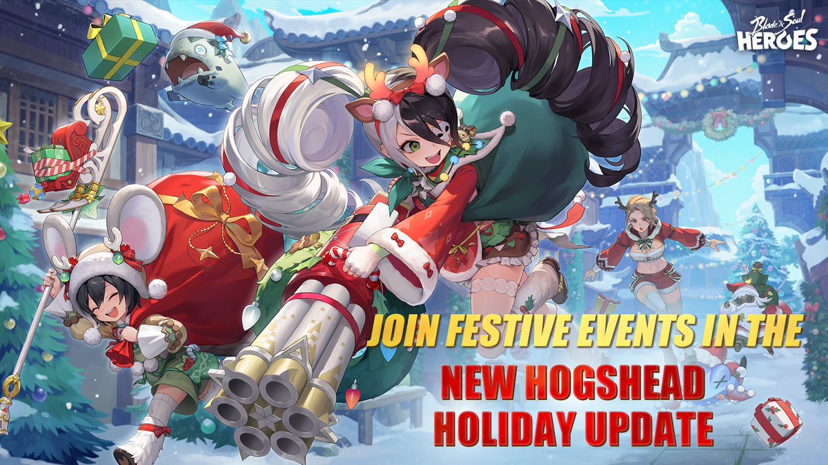 Hogshead Holiday Update is here!🎁 Check out all the fun new content, hero, and events, including Santa Gift Race!🎄
Full Details here: ow.ly/kRWk50XMPf8