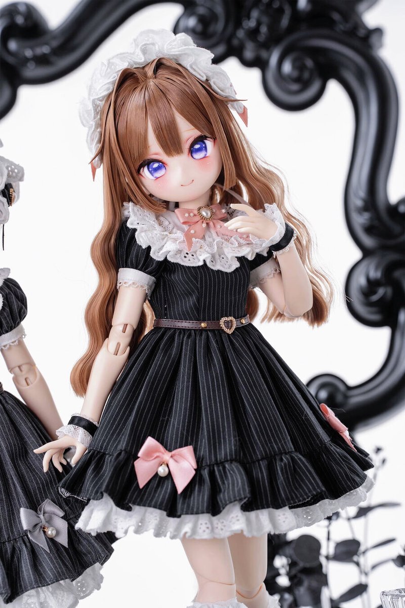 ✴︎ちょっと休憩中✴︎ビスクドール用♡ドレス(深紅)セット 入荷情報】 DOLK SELECTより、40cmドール用ドレス『ブリム付き