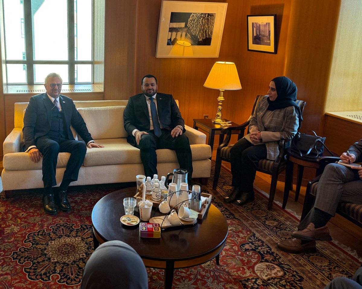 Important meeting with Qatari Minister of State Dr. Al Khulaifi, where we addressed our shared concern over the recent events in eastern DRC and violations of the peace process by Rwanda. We remain committed to working with regional partners to implement recent agreements,