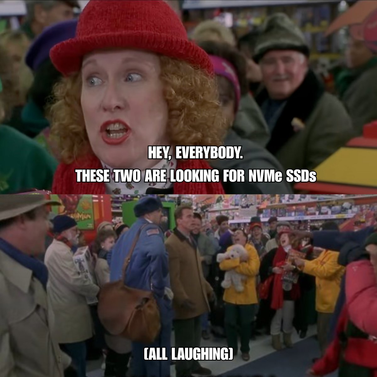 weka's tweet image. 😅 If you're chasing NVMe SSDs, you’re not alone.

Months-long lead times and tight supply shouldn’t be what holds back your AI plans. NeuralMesh Axon helps teams skip the wait by unlocking the NVMe they already have.

🎁 weka.ly/4jhdncn