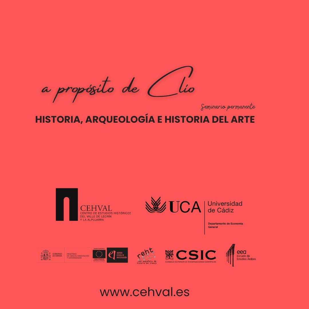 CEHVAL's tweet photo. I Sesión del Seminario Permanente A propósito de Clío
27/01/2026 | Modalidad virtual
La montaña de Braudel
Información e inscripción:
https://t.co/WZW9qwBbHW
#Historia #Historiografía #Braudel #CEHVAL #UGR https://t.co/deEzBZybHO
