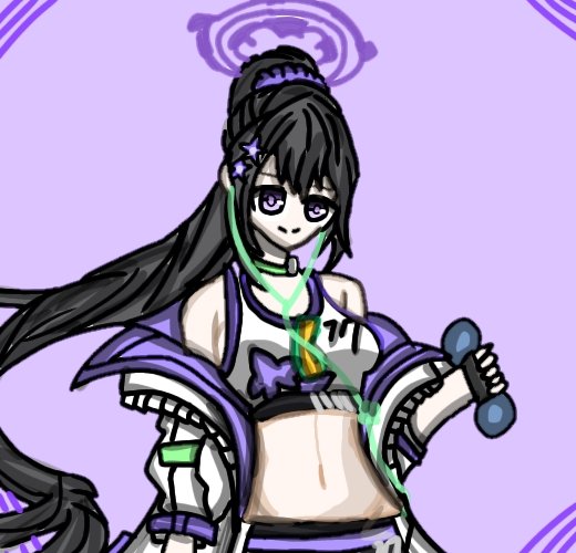 Jack_pot_07770's tweet image. ブルアカのスミレを描いてみました！

#ブルアカ
#ブルーアーカイブ
#イラスト練習中