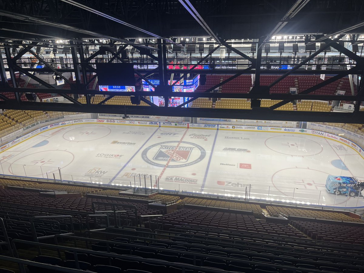 Good evening from Kitchener. <a href="/AttackOHL/">Owen Sound Attack</a> will try to end five-game slide, taking on Rangers. Final game before break! Pregame at 630, 7 start on 89.3 CFOS FM. Listen 🎧 bayshore.leanplayer.com/CFOSFM