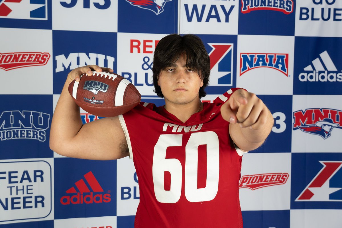 HuttoKris60's tweet photo. So excited to be a Pioneer! @CoachCollinsCj @MNUFootball_ @Coach_SambolMNU @coachCordovaHC https://t.co/Ms8vQwXCsx