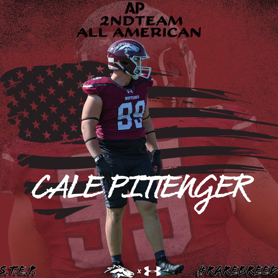 Congratulations to Morningside DE Cale Pittenger for being named to the Associated Press All-American 2nd team! #RareBreed