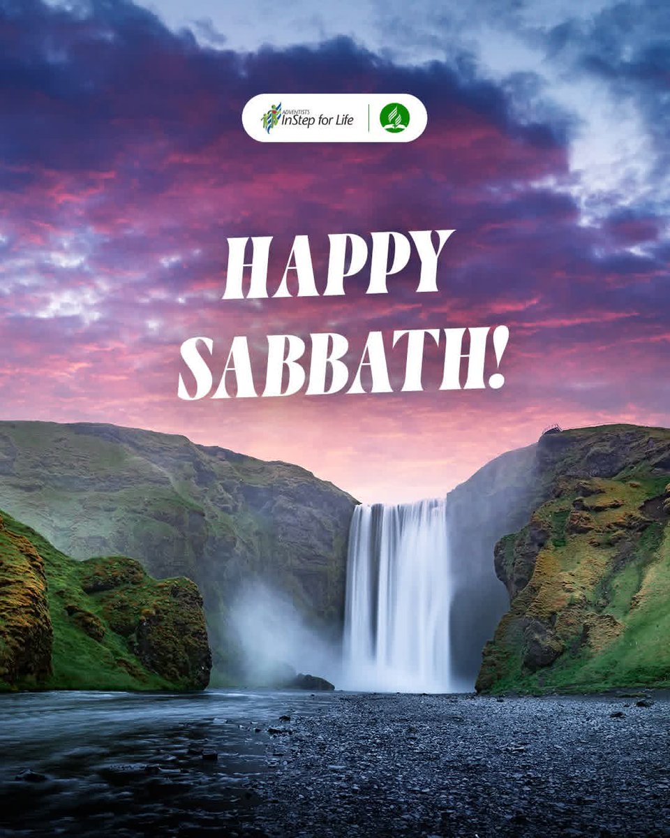Godwakeupcall's tweet photo. As the Sabbath begins, may your mind rest, your body unwind, and your spirit reconnect with God.
Let this holy pause remind you of His peace and His care over every detail of your life.
Wishing you a blessed and refreshing Sabbath.
#HappySabbath #InStepForLife #RestAndRenewal https://t.co/wutuOnBoXT