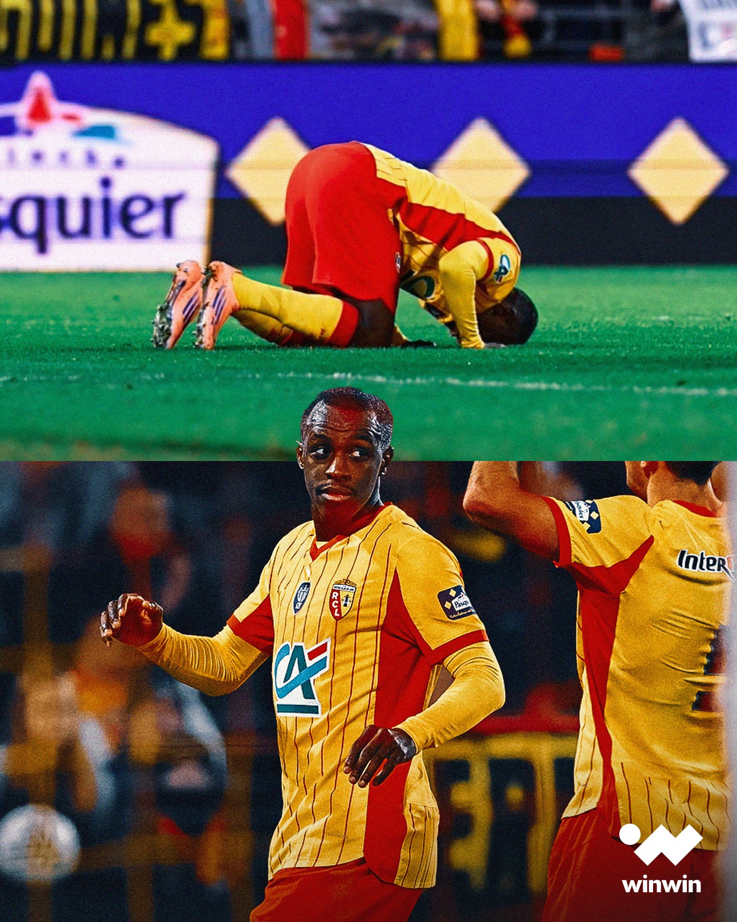 مرر كرة الهدف الأول. سجل الهدف الثاني. سعود عبد الحميد كان نجم تأهل لانس إلى دور الـ16 من كأس فرنسا. السعودي أسعد جماهير فريقه 